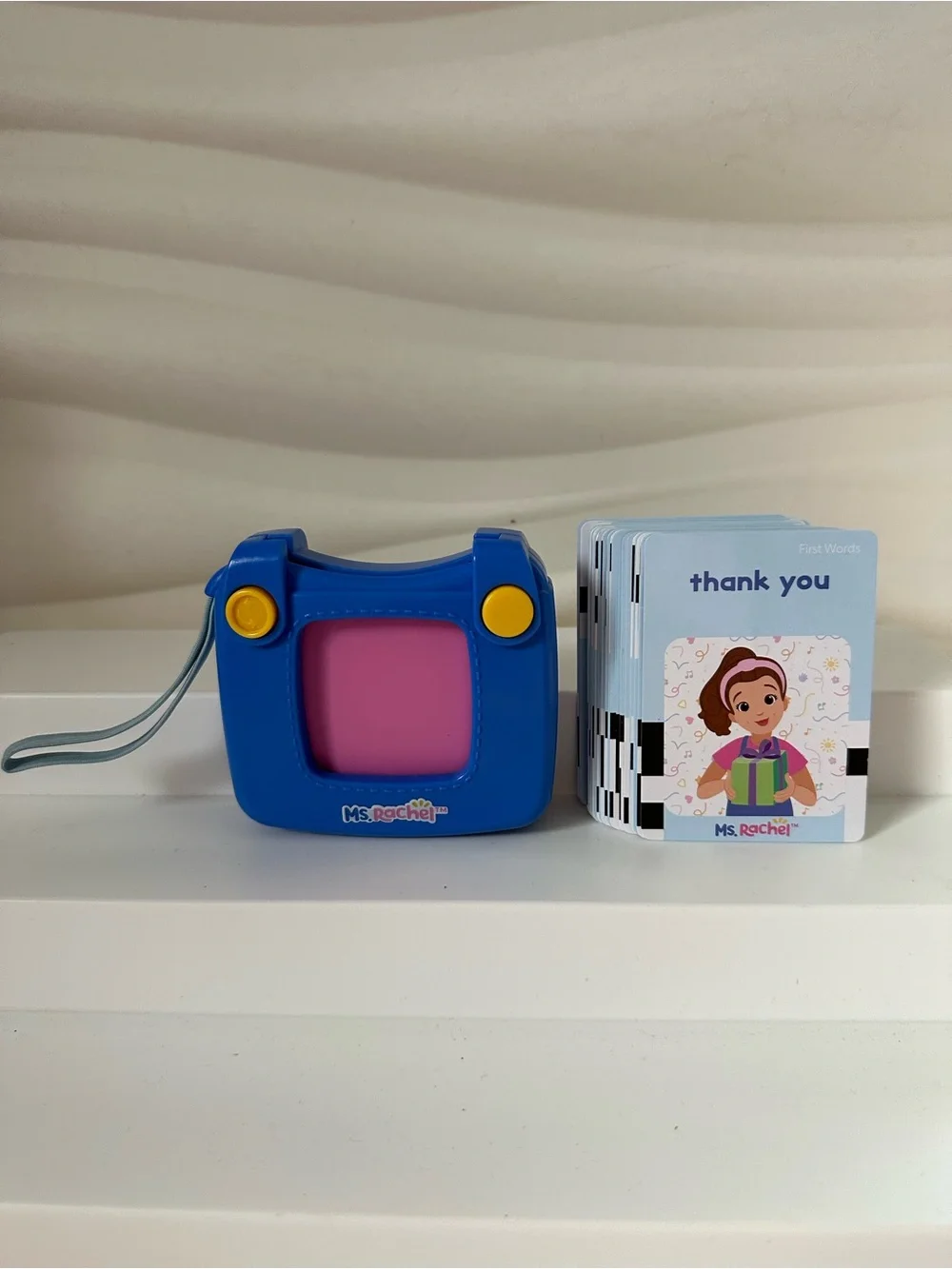 Ms. Rachel First Words Talking Flash Cards with Electronic Reader interactive
